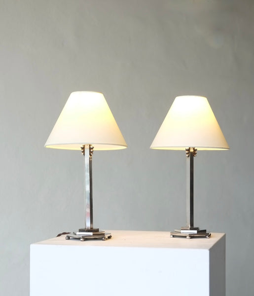 Pair Of Art Deco Table Lamps