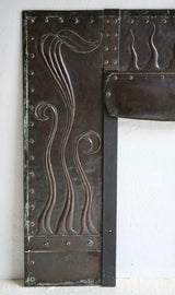 Arts & Crafts Copper Fire Surround