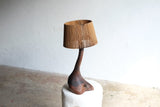 Natural Wood Lamp With Rope Shade