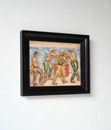 Mària Turàn Hacker (1886 - 1967), Workers, Oil On Canvas, Circa 1930