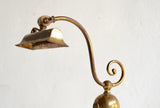 Art Nouveau Brass Table Lamp