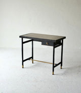 Leather Bound Desk Attributed To Jacques Adnet