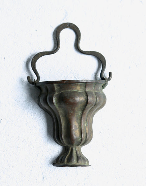 18th Century Italian Bronze Hanging Vessel