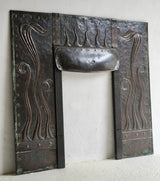 Arts & Crafts Copper Fire Surround