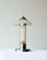 1930’s Art Deco Frosted Glass desk Lamp By Marc Erol