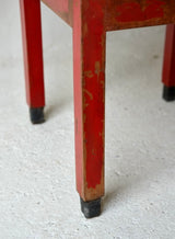 Italian Red Rationalist Armchairs, Circa 1930's
