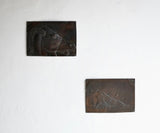 Bronze Patinated Copper Reliefs Attributed To Walter Marsden