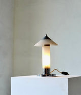 1930’s Art Deco Frosted Glass desk Lamp By Marc Erol