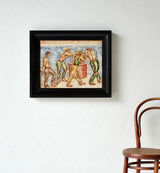 Mària Turàn Hacker (1886 - 1967), Workers, Oil On Canvas, Circa 1930