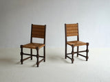 Pair Of Brutalist Chairs In The Manner Of Charles Dudouyt