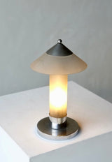 1930’s Art Deco Frosted Glass desk Lamp By Marc Erol