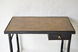 Leather Bound Desk Attributed To Jacques Adnet