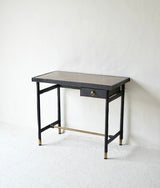Leather Bound Desk Attributed To Jacques Adnet