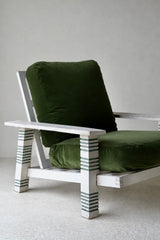 Pair of French Painted Armchairs, circa 1950