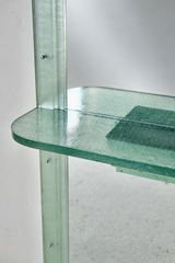 Giant Art Deco Glass Console by Philippe-Georges Normand, circa 1933