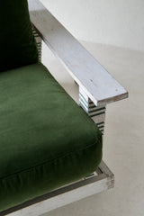 Pair of French Painted Armchairs, circa 1950