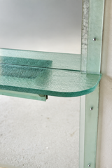 Giant Art Deco Glass Console by Philippe-Georges Normand, circa 1933
