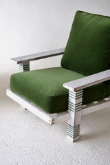 Pair of French Painted Armchairs, circa 1950