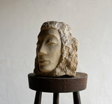 Jacqueline Bez (1927) "And I Never Laugh, And I Never Cry" Stone Sculpture