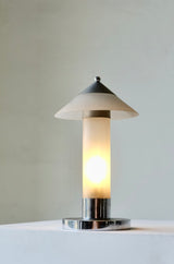 1930’s Art Deco Frosted Glass desk Lamp By Marc Erol
