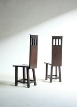 A pair of Glasgow School Side Chairs