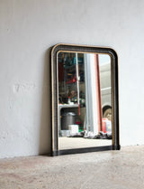 19th Century French Ebonised & Parcel-gilt Overmantel Mirror