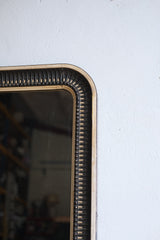 19th Century French Ebonised & Parcel-gilt Overmantel Mirror