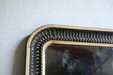 19th Century French Ebonised & Parcel-gilt Overmantel Mirror