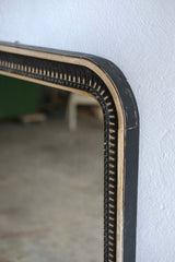 19th Century French Ebonised & Parcel-gilt Overmantel Mirror