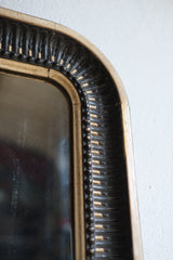 19th Century French Ebonised & Parcel-gilt Overmantel Mirror