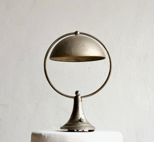 1930's Art Deco Steel Table Lamp