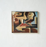 José HERRERA (1943-2021) "Encrucijadas", 1966, Oil On Canvas