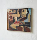 José HERRERA (1943-2021) "Encrucijadas", 1966, Oil On Canvas