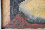 José HERRERA (1943-2021) "Encrucijadas", 1966, Oil On Canvas