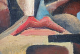 José HERRERA (1943-2021) "Encrucijadas", 1966, Oil On Canvas