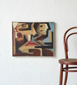 José HERRERA (1943-2021) "Encrucijadas", 1966, Oil On Canvas