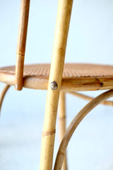 A Set Of Four French Bamboo Dining Chairs