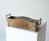 Art Nouveau Hammered Brass Planter Circa 1900