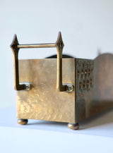 Art Nouveau Hammered Brass Planter Circa 1900