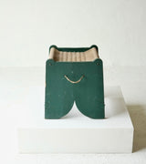 Green Painted Rope Stool