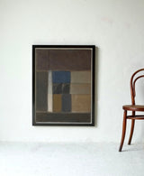 Abstract Oil On Board, Heinz Fischer-Roloff (1923 - 2004) - "Sajorsc", 1965