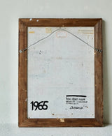 Abstract Oil On Board, Heinz Fischer-Roloff (1923 - 2004) - "Sajorsc", 1965