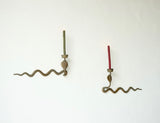 Brass Serpent Wall Mounted Candle Holders