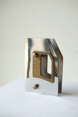 Italian Chrome & Bronze Door Handle