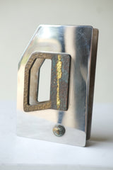 Italian Chrome & Bronze Door Handle