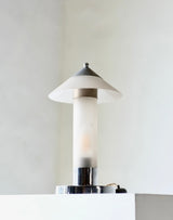 1930's Marc Errol Frosted Glass Desk Lamp