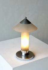 1930's Marc Errol Frosted Glass Desk Lamp