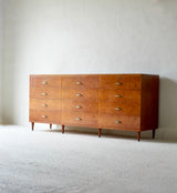 Italian Burr Wood Chest Of Drawers