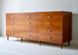 Italian Burr Wood Chest Of Drawers