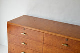 Italian Burr Wood Chest Of Drawers